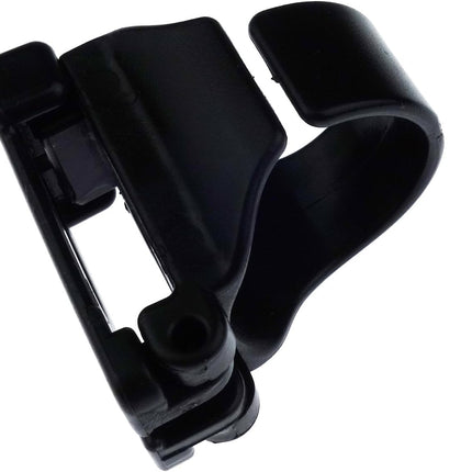 4 Pack Scuba Dive Universal Plastic Clip Snorkel Keeper Tube Holder, Black