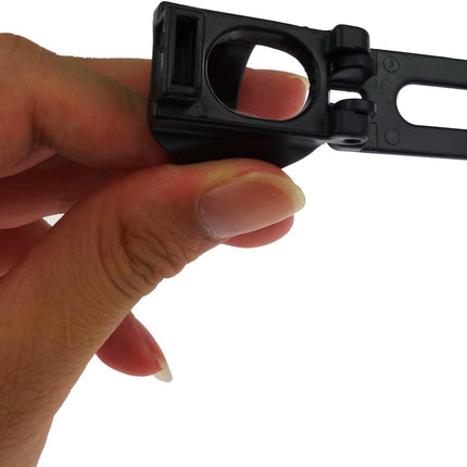 4 Pack Scuba Dive Universal Plastic Clip Snorkel Keeper Tube Holder, Black