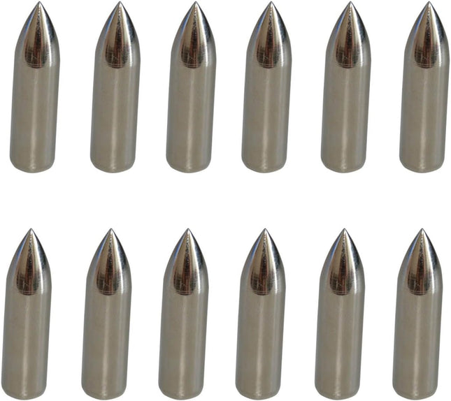 100 Grain Glue on Field Points Archery Replacement Practice Target Arrow Tips 12 Pack V1259-DP01-A-5375