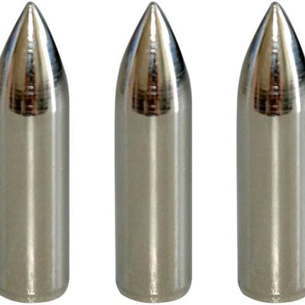 100 Grain Glue on Field Points Archery Replacement Practice Target Arrow Tips 12 Pack -