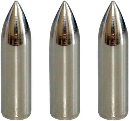 100 Grain Glue on Field Points Archery Replacement Practice Target Arrow Tips 12 Pack – product detail