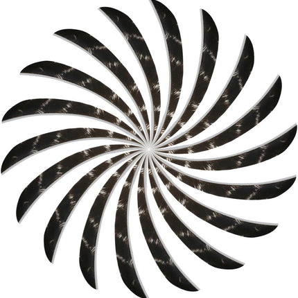 50pcs Turkey Feather Fletching 4'' / 5'' Right Wing Drop-Shaped Arrow Fletches Feathers Vanes for DIY Hunting Arrows Accessories Wooden Bamboo - 4inch