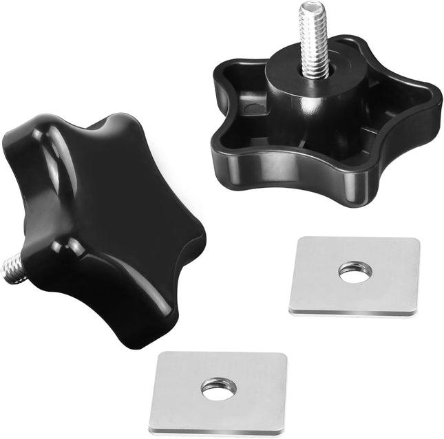 901022 Black RV Awning Brace Knob or Rafter Locking Knobs with Clamp fit Camper/RV/Motorhome