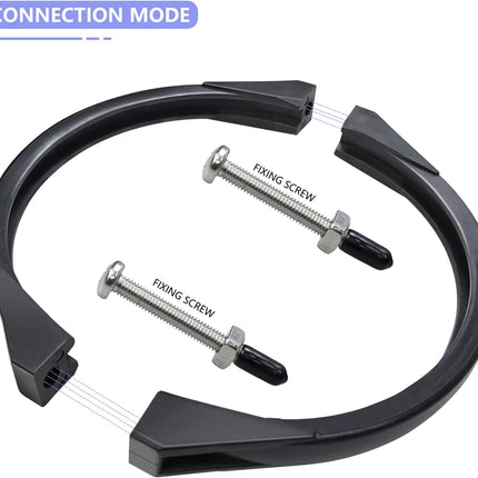 GMX600NM Noryl Flange Valve Clamp 8 to 8.5 inch,Compatible with Hayward S144T Pro Series Above Ground In Pool Sand Filter,For models S164T S166T S180T S210T S210S S220T S220T2 S230T S244T -