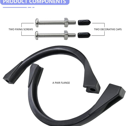 GMX600NM Noryl Flange Valve Clamp 8 to 8.5 inch,Compatible with Hayward S144T Pro Series Above Ground In Pool Sand Filter,For models S164T S166T S180T S210T S210S S220T S220T2 S230T S244T -