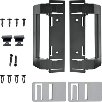 2 Pack 3316882900 RV Refrigerator Door Handle Holder Grip Black Hardware, Fit for 3316882.900 S,Std Dr Combo-6/8 Amii DM2672, DM2682, DM2872, DM2882 Refrigerators with Airing Cards -