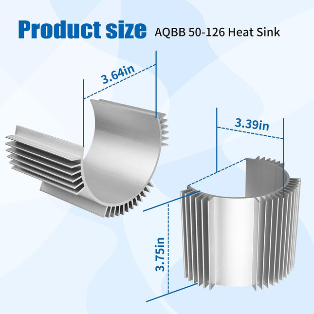 Motor HeatSink Compatible with Delavan All FB Series Pumpsï1 4ŒRadiator Fits MY1020 Motor MX650 MX500 – product detail