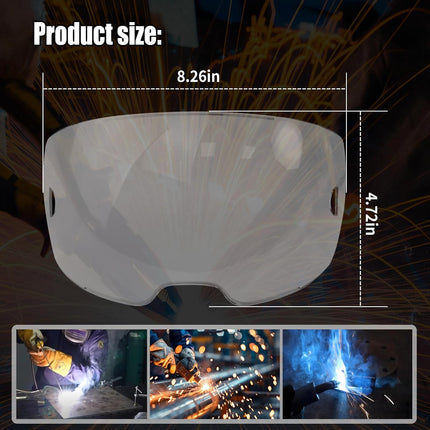 10 Pack 0700000802 Clear Front Cover Lens Compatible with Sentinel A50 Welding Helmet,3.93" x 2.36" Viewing Lens,A50 welding face mask lens Replacement parts -