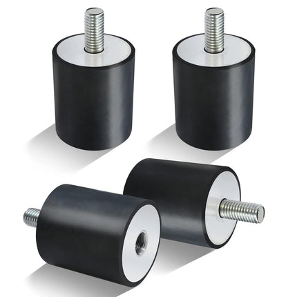 4 Pack New Upgrade Tamper Rubber Shock Mount Compatible with Wacker Neuson Plate Compactor Rammer WP1540 WP1550 VP1135 VP1340 VP1550 VP2050, Vibration Isolators/Shock Absorber 5100016316 -