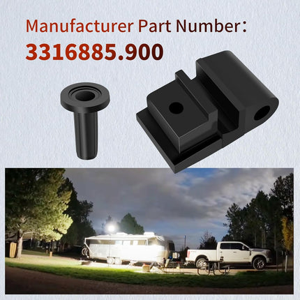 RV Refrigerator Hinge Repair Kit Compatible with Dometic 3316885.900 DM2672, DM2682, DM2872, and DM2882 refrigerators -