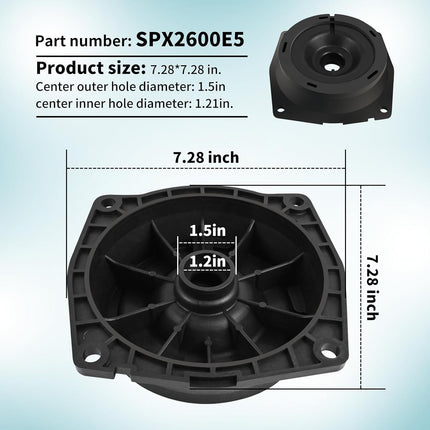 SPX2600E5 Seal Plate Compatible with Hayward Super Pump,Fits 1/3 to 1-1/2 and 2 HP Motor Ratings,Fit models SP-2600 & SP-2600X Series -