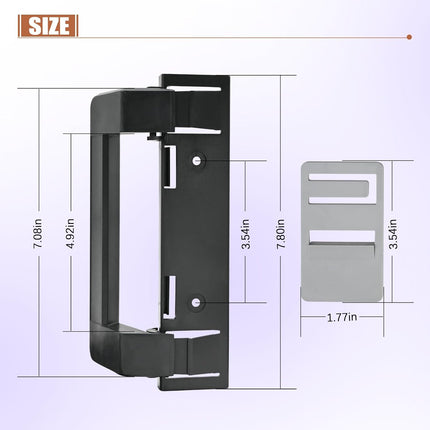 3316882900 RV Refrigerator Door Handle Replacement,Fridge Compatible with Dometic Camper Refrigerator,Fit for DM2872 DM2672 DM2682 DM2882 -