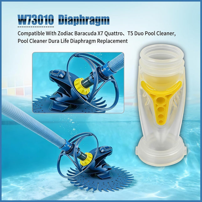 2 Pack X73010 Pool Cleaner Diaphragm Compatible with Zodiac Baracuda X7 Quattro T5 Duo Cleaner – product detail