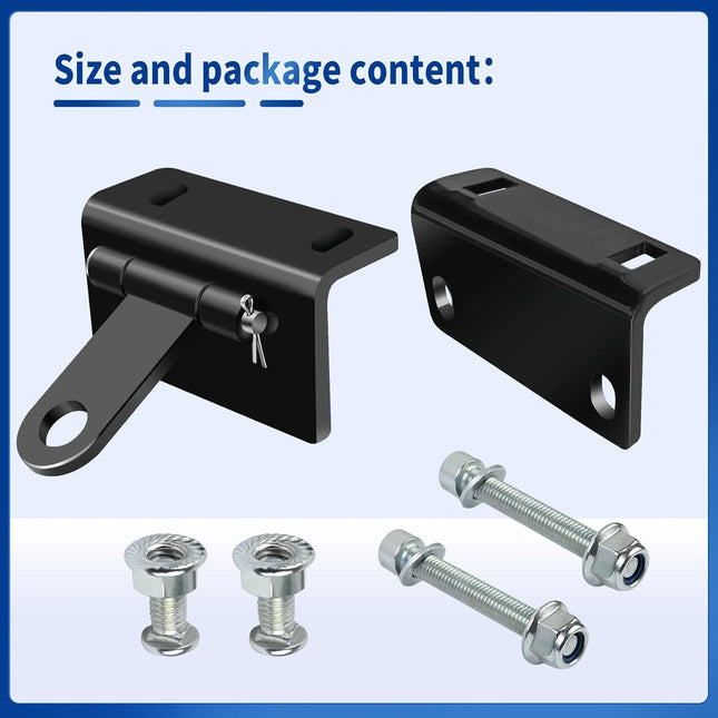 Universal Snowmobile Bumper Hitch Tongue Type Tow Carrier Compatible with Ski Doo Polaris REV Arctic – product detail