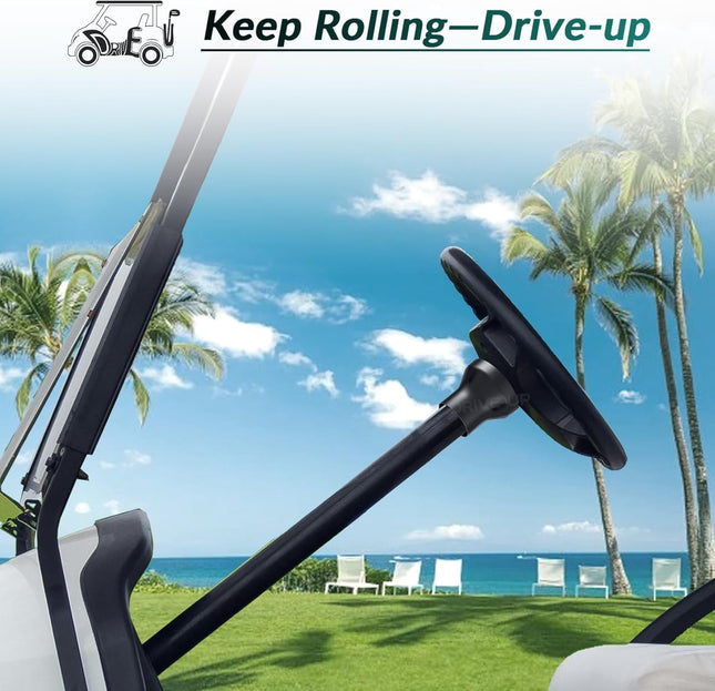 Golf Cart Steering Wheel Adapter EZGO Adapter for TXT and RXV Models-Black – product detail