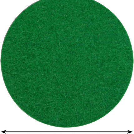 12 Pack Self Adhesive Air Hockey Mallet Felt Pads, Green, 94mm (green-12 Pack)