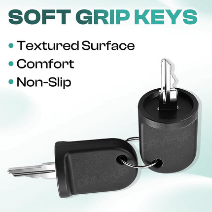 Golf Cart Ignition Keys Suitable for 2008-Up EZGO RXV, 10 PCS -