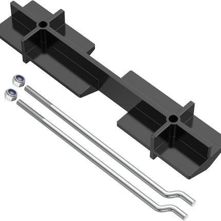 Golf Cart Battery Hold Down Plate with rods kit for EZGO 1994-up 70045G01, 01101-G01 (1 Pcs and Rod Kit) -