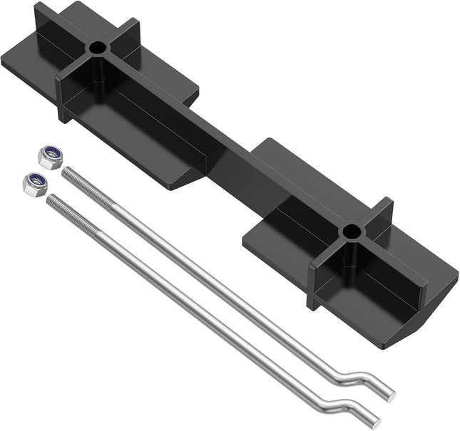 Golf Cart Battery Hold Down Plate with rods kit for EZGO 1994-up 70045G01 01101-G01 (1 Pcs and Rod Kit)