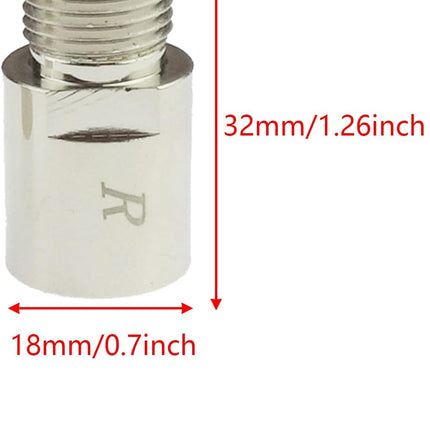Bike Pedal Extenders, Fit 9/16 inch Spindle Pedals Bike, Extend by 20mm/0.79inch