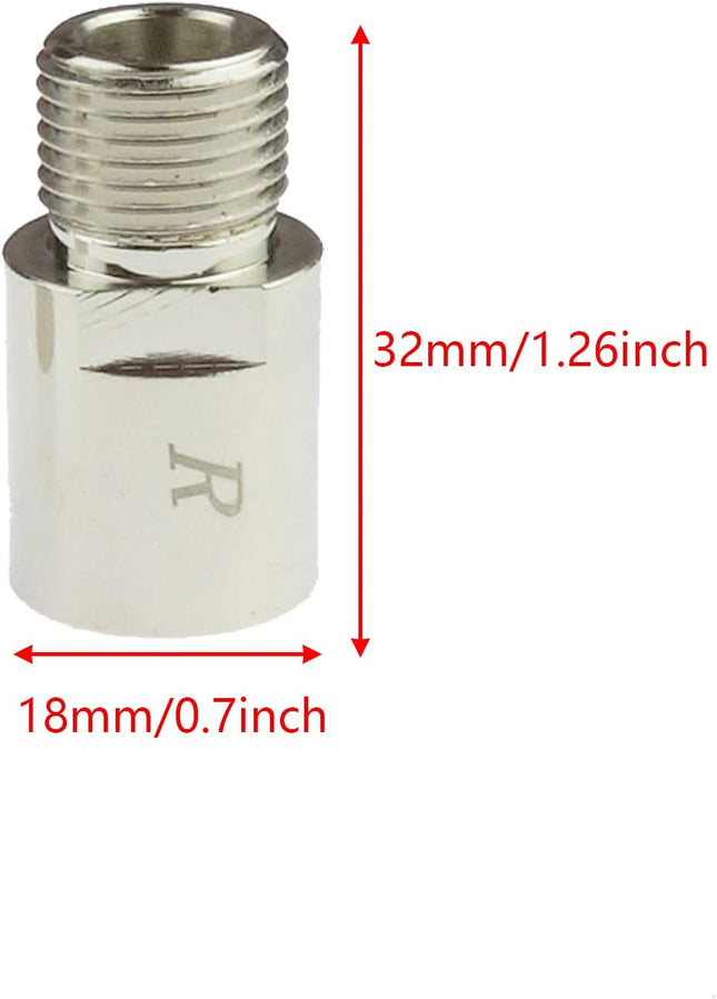 Bike Pedal Extenders Fit 9/16 inch Spindle Pedals Bike Extend by 20mm/0.79inch – product detail