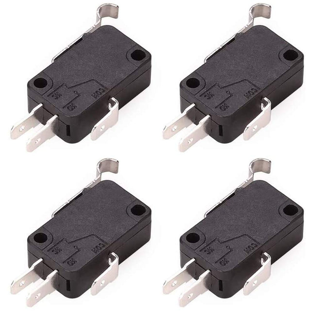 4 Pack Micro Switch 2 and 3 Prong Fit Club Car DS Precedent Tempo Golf Cart OEM 1014807 1014808 (1014807)