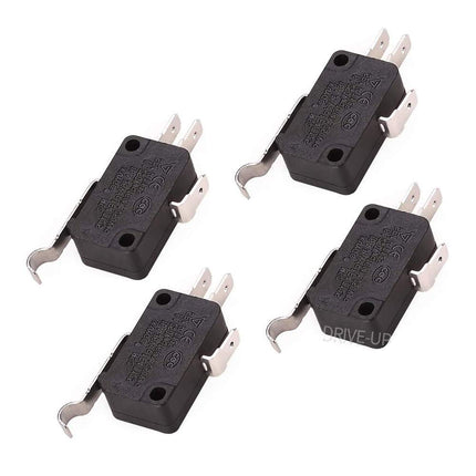 4 Pack Micro Switch 2 and 3 Prong Fit Club Car DS Precedent Tempo Golf Cart OEM 1014807 1014808 (1014807) 4Pcs -