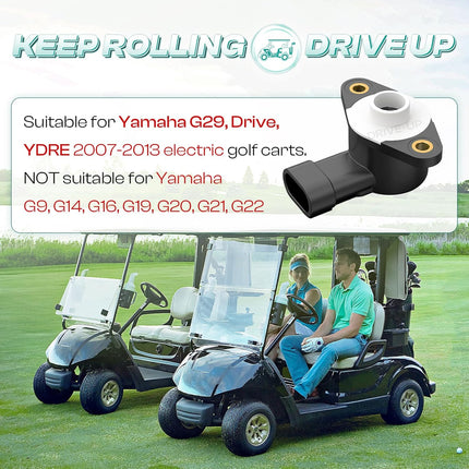 Golf Cart Throttle Position Sensor Accelerator Fits for Yamaha G29 YDRE 2007-2013 Carts, OEM JW2-H5885-00 -