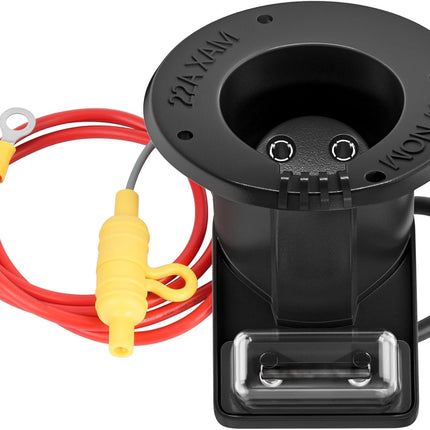 48V Club Car Charger Receptacle Plug for DS Modes, Golf Cart Charging Port with Cord and OEM 101828901 101802101 -