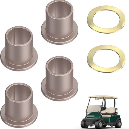 Club Car Precedent King Pin Steering Knuckle Bushing Kit,Spindle for 2004-Up and 2018-up Tempo Gas Electric Golf Cart 102288201, 102288401 -