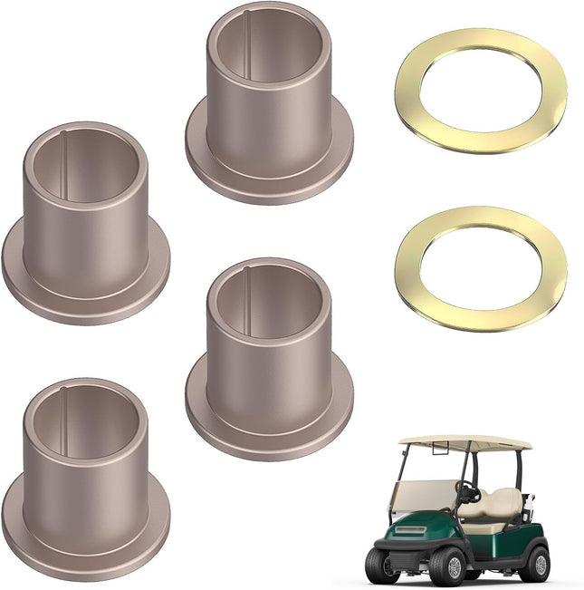 Club Car Precedent King Pin Steering Knuckle Bushing Kit Spindle for 2004-Up and 2018-up Tempo Gas Electric