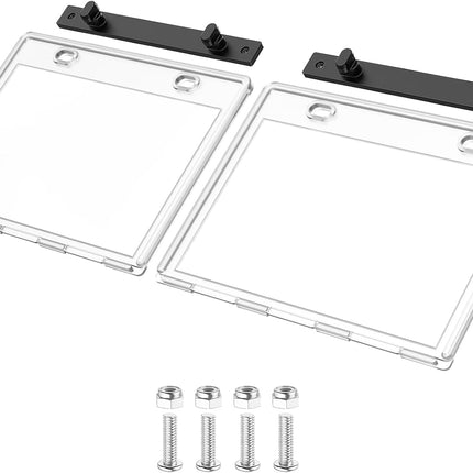 Golf Cart Transparent Hinged Message Holder for Club Car Models -