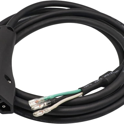 48V Golf Cart Charger Plug 3-Pin Triangle Handle Connector with Wire Fits EZGO RXV 604321, 611219 (Charger Wire) -
