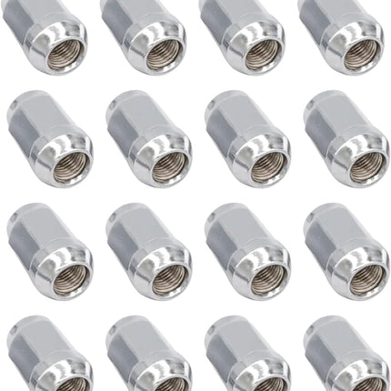 Golf Cart Chrome Lug Nuts Suitable for Yamaha/GEM Models 12MMx1.25-Pack of 16 -
