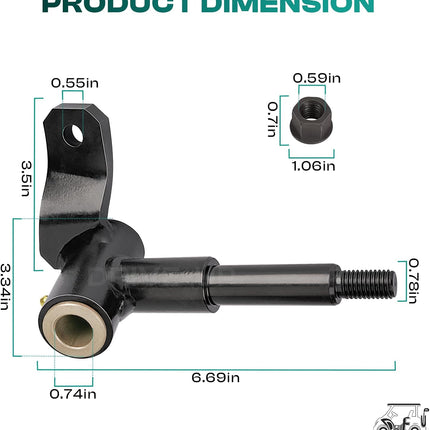Drive-up Club Car Precedent Driver Side Spindle Assembly for 2004 -Up Golf Cart -