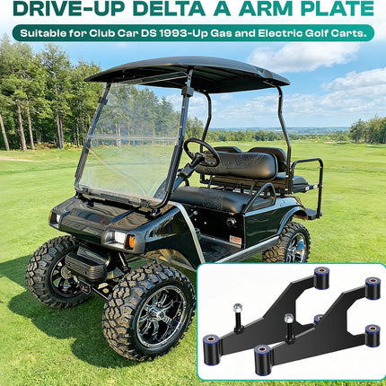 Golf Cart Delta A-Plate Sub Assembly for Club Car DS 1993-UP Gas and Electric Carts OEM 1016353 2 Pcs -