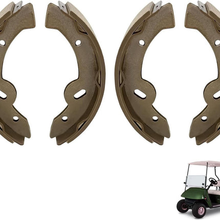 Golf Cart Brake Shoes for EZGO Medalist TXT 1997-Up, Workhorse 1996-Up, Yamaha G14-G22 94-06 Models OEM 27943G01 70795G01 -