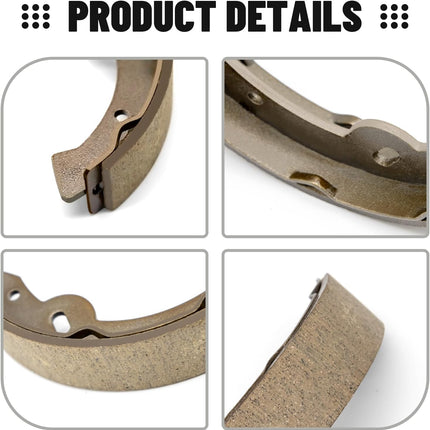 Golf Cart Brake Shoes for EZGO Medalist TXT 1997-Up, Workhorse 1996-Up, Yamaha G14-G22 94-06 Models OEM 27943G01 70795G01 -