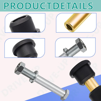 Rear Leaf Spring for Club Car DS, Polyurethane Bushing and Sleeve Screw Kit DS 1992-Up Golf Carts, OEM 1015583 1012303 8755 -