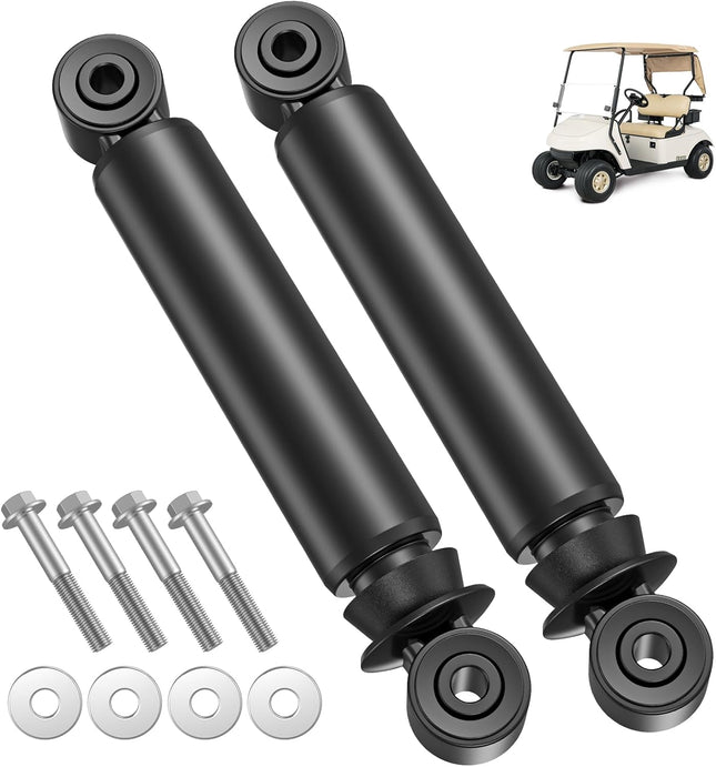 Rear Shock Absorbers for EZGO RXV Golf Cart Gas Electric Models 2008-2013.2 Replaces 603637 611724 in Black