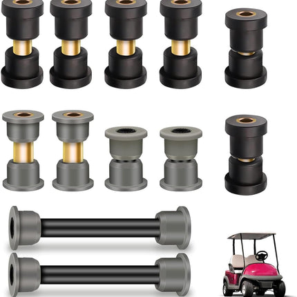Club Car Polyurethane Bushing Kit, Front & Rear Suspension and A Arm Kit for Precedent 2004-Up G&E Golf Cart, OEM 102506601, 102506401, 102956201, 102956201 -