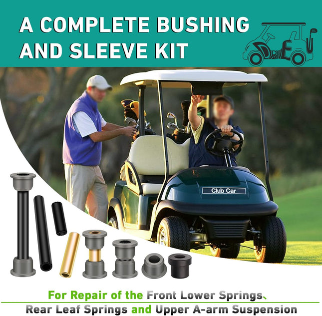 Club Car Polyurethane Bushing Kit Front & Rear Suspension and A Arm Kit for Precedent – product detail