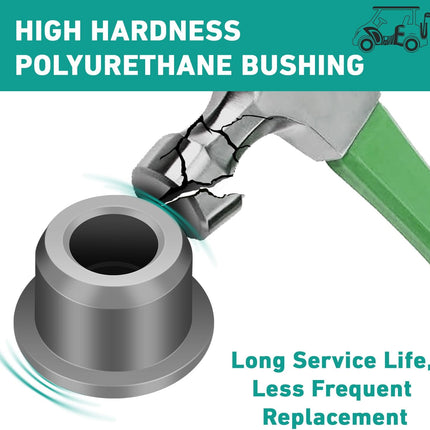 Club Car Polyurethane Bushing Kit, Front & Rear Suspension and A Arm Kit for Precedent 2004-Up G&E Golf Cart, OEM 102506601, 102506401, 102956201, 102956201 -