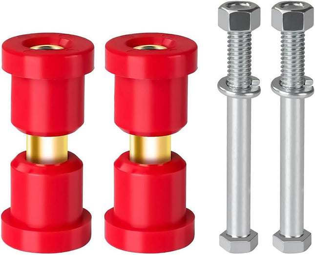 Golf Cart Bushings Kit for Club Car DS Front or Rear Leaf Spring Red Polyurethane V1259-DP01-A-5480