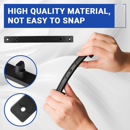 Golf Cart Transparent Hinged Message Holder Mounting Strip for Club Car Models OEM 101904801 -