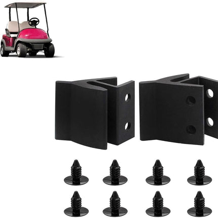Drive-up Golf Cart Window Clips and Windshield Retaining -