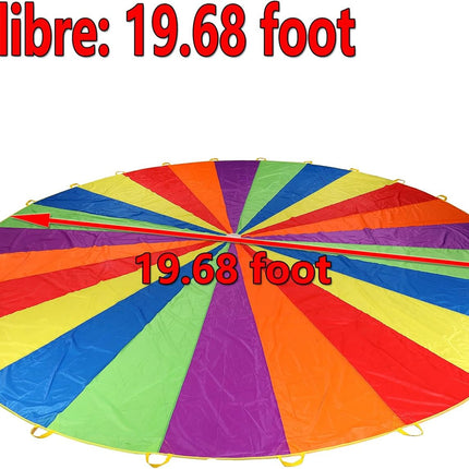 Play Parachute for Kids Tent Cooperative Team Building Birthday Games Gift Boys and Girls (20ft) -