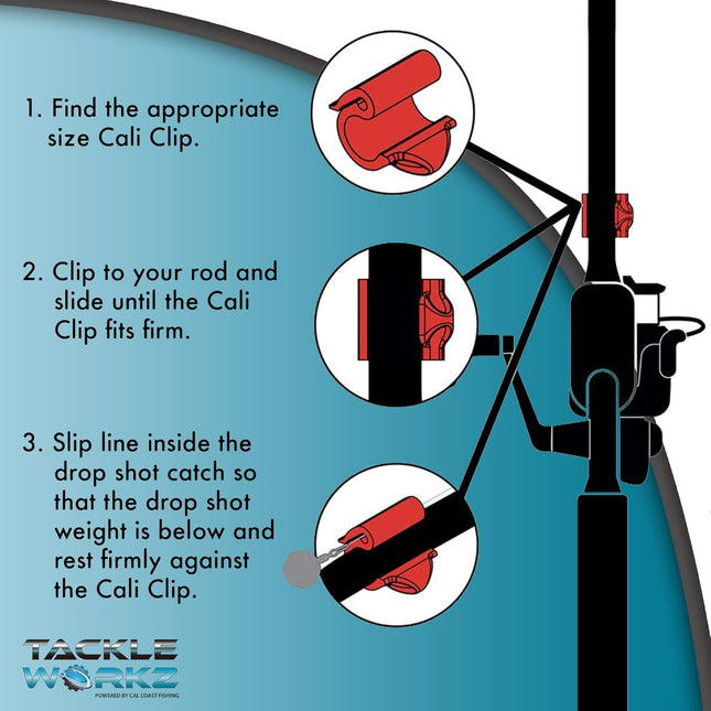 Cal Coast Cali Clip Drop Shot Weight and Hook – product detail