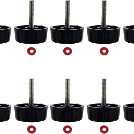 10 Pack Screws Nuts Caps for Fishing Spinning Reels Knob Power Handle Grip