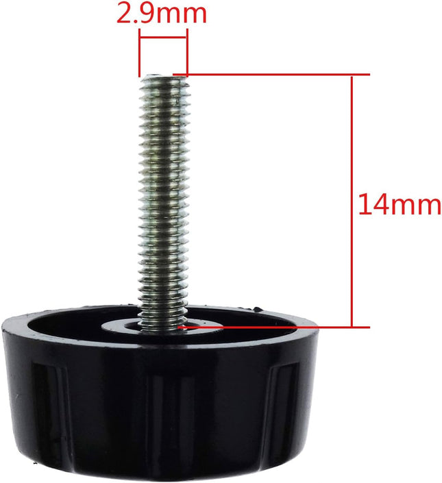 10 Pack Screws Nuts Caps for Fishing Spinning Reels Knob Power Handle Grip – product detail